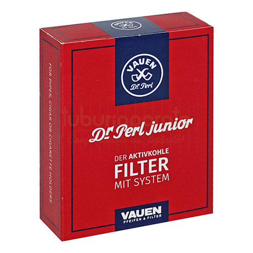 Filtre Pipa Vauen Dr. Perl Junior 9 mm Carbon (40)